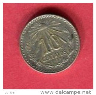10 CENT 1919 ( KM 429)  TTB 22 - Mexique
