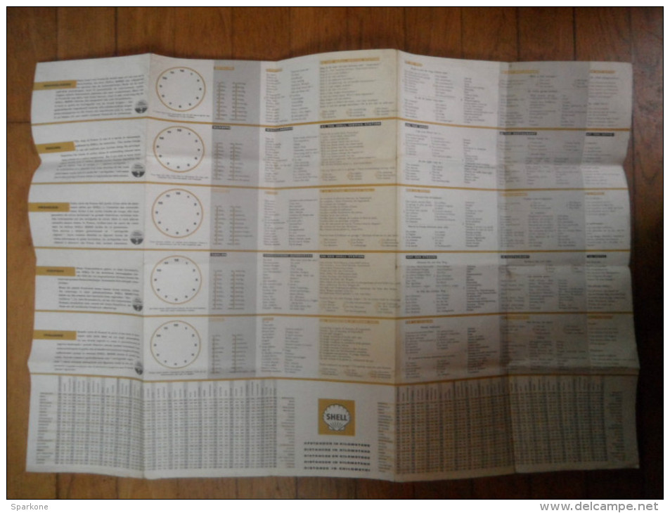 Carte De France "Shell De 1962" - Cartes/Atlas