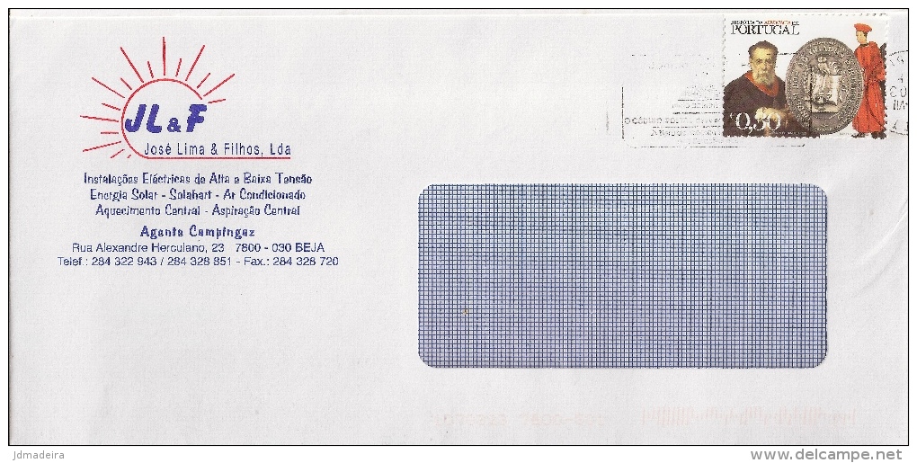 Portugal Cover With Lawyer Stamp - Used Stamps