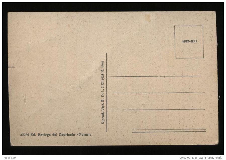 FORMIA - LATINA - ANNI 30 - VIA VITRUVIO.  ANIMATA. - Latina