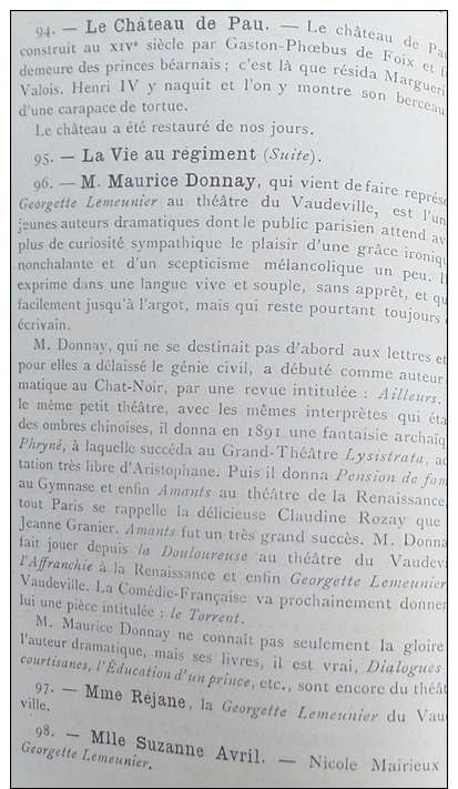 L'INSTANTANE1899N°08:DEC ES ED.HERVE/DIEPPE NAUFRAGE STEAMER"ANGERS"/JERSEY CHATEAU MONTORGUEUIL/CHATEAU DE PAU