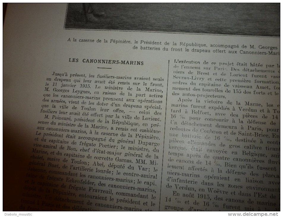 1918 Canonnier-marin;TROTZKY;Royal Flying Force RAF;Les Américains;Vendange Et Barbelés;Exploitation De La TOURBE; Bolo - L'Illustration