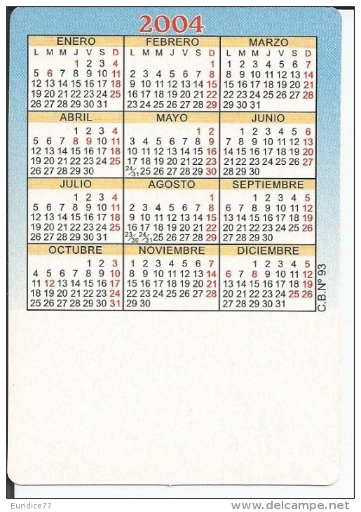 Calendario De Bolsillo Chistes Eroticos 2004 (21) - Small Pocket Calendar Erotic Humour 2004 - Tamaño Pequeño : 2001-...