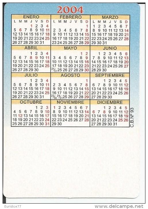 Calendario De Bolsillo Chistes Eroticos 2004 (25) - Small Pocket Calendar Erotic Humour 2004 - Small : 2001-...