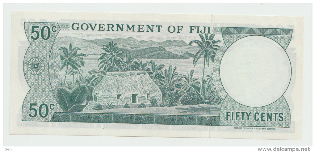 FIJI 50 CENTS 1969 AUNC PICK 58 - Fidji