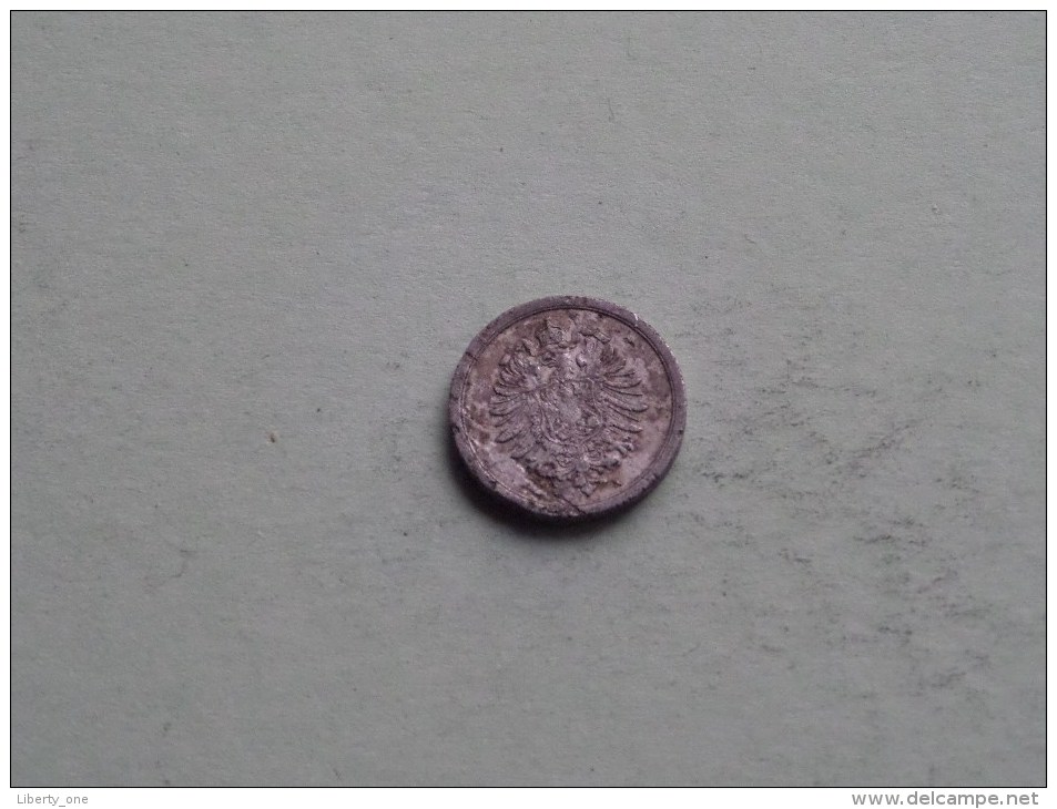 1917 A - 1 Pfennig / KM 24 ( Uncleaned - For Grade, Please See Photo ) ! - 1 Pfennig