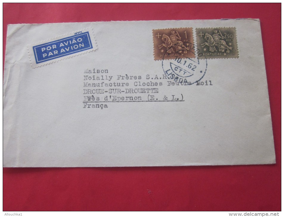 1964 Lisbonne Lisboa Portugal  Tavessa Das Merceeiras Adolf Pokorny Letter Cover &gt;pourDroue Sur Drouette Prés Epernon - Cartas & Documentos