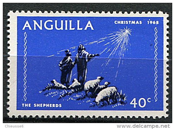 (cl 22 - P17) Anguilla ** (ref. Michel Au Dos) N° 31 - Noël. Les Bergers Et Leurs Moutons - - Anguilla (1968-...)