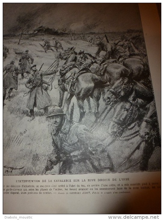 1918 USA;Foch's Soldiats;Prisonniers All;Civils évacués;Lithos Hoffbauer;ASSEVILLERS;Paris Bombardé;Palais Foire LYON - L'Illustration