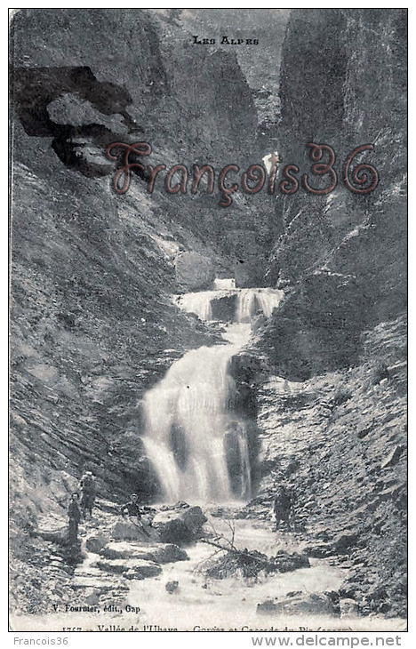 (04) Riez - Vallée De L'Uhave - Gorge Et Cascade Du Piz - Waterfalls - 2 SCANS - Autres & Non Classés