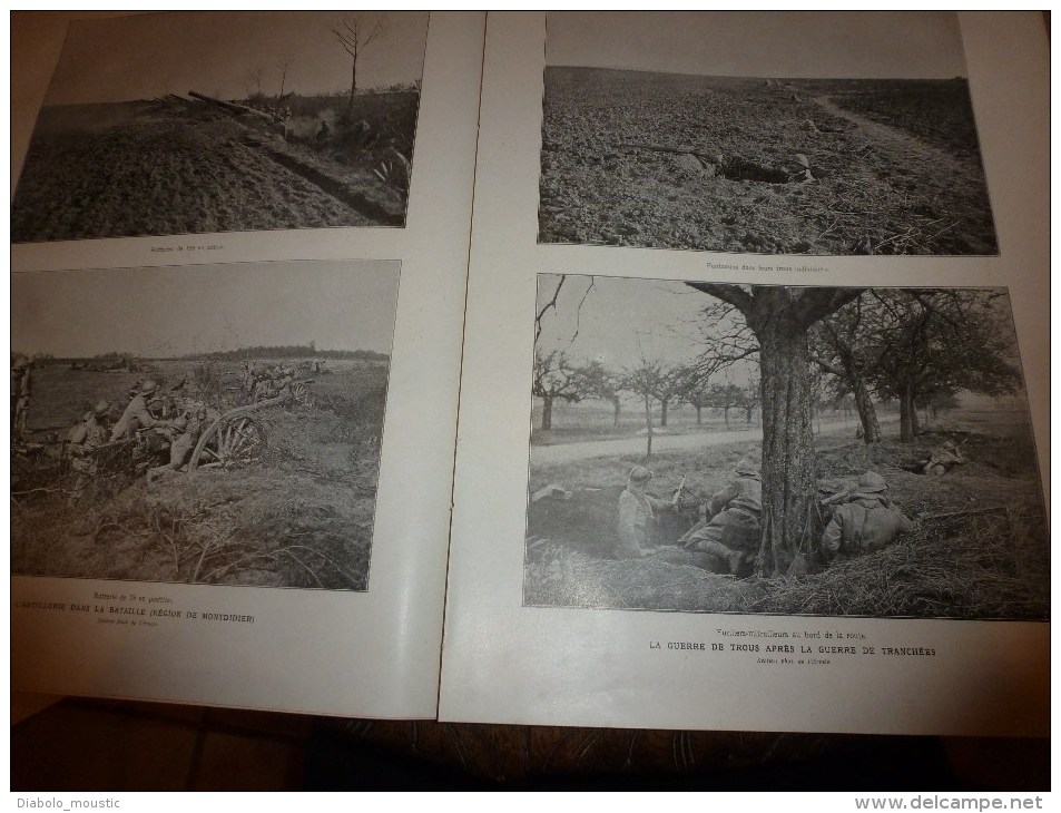 1918 Pétain-Clémenceau;Allemagne;Montdidier;Paris-protect-décovitrine;Tanganyika ; Potager à la mode;Attak sous-marin al