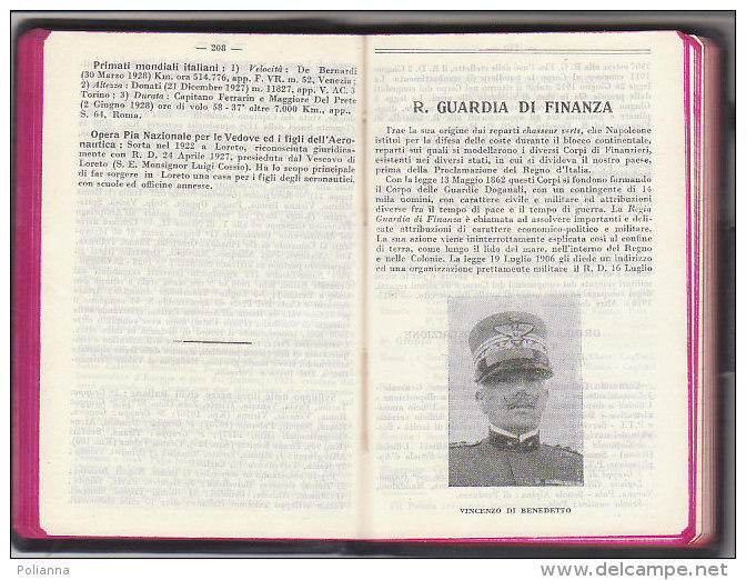 PO9120C# Di Maio Giraud VADEMECUM AGENDA DEL MUTILATO E COMBATTENTE 1929 - MILITARI - GUERRA - MUSSOLINI - Altri & Non Classificati