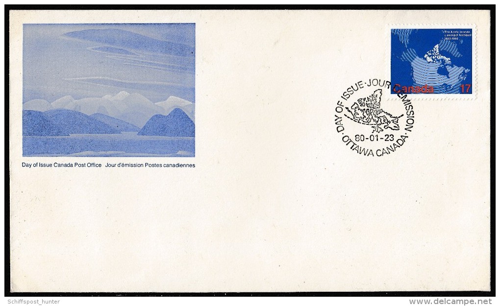 ARCTIC, CANADA, , 23.1.1980 First Day Cover, Look Scan !! 25.12-33 - Arctic Expeditions