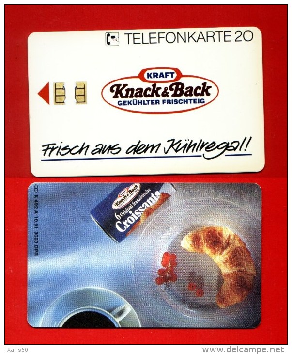 GERMANY: K-492 A 10/91  "Knack & Back" Rare (3.000ex) Unused - K-Series: Kundenserie
