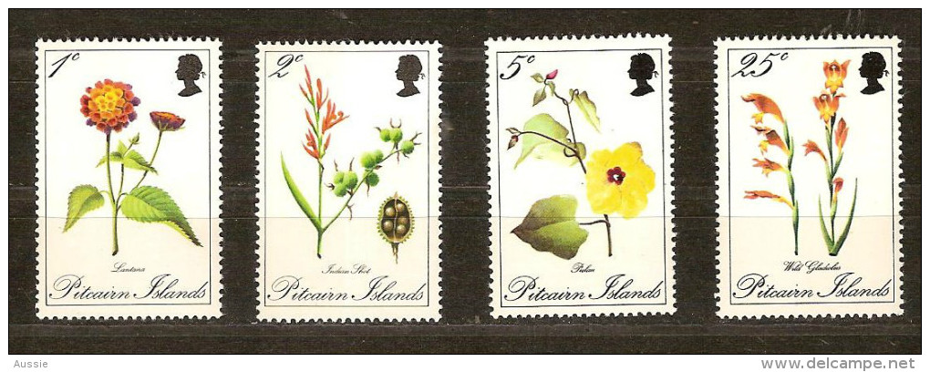 Pitcairn Islands 1970 Yvertn° 109-12 *** MNH Cote 10 Euro Flore Bloemen Flowers - Pitcairn