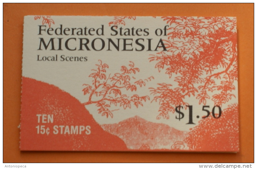 Micronesia #33a Booklet Comp Mnh Cv $6.00 - Micronesia