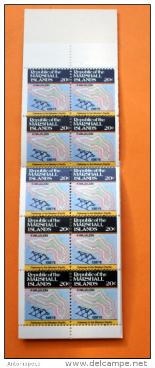 Marshall Islands #41a Booklet Comp Mnh Cv $10.00 - Marshallinseln