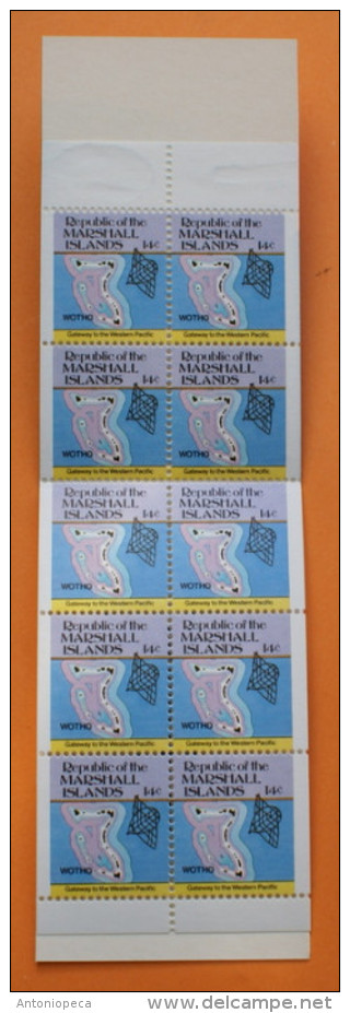 Marshall Islands #40a Booklet Comp Mnh Cv $7.50 - Marshall Islands