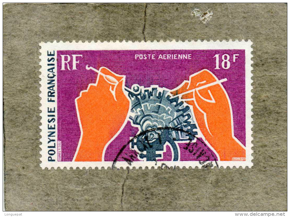 POLYNESIE Frse : Huître Perlière : Opération De  La Nacre - Ostréiculture - Vie Marine - Crustacées - - Used Stamps