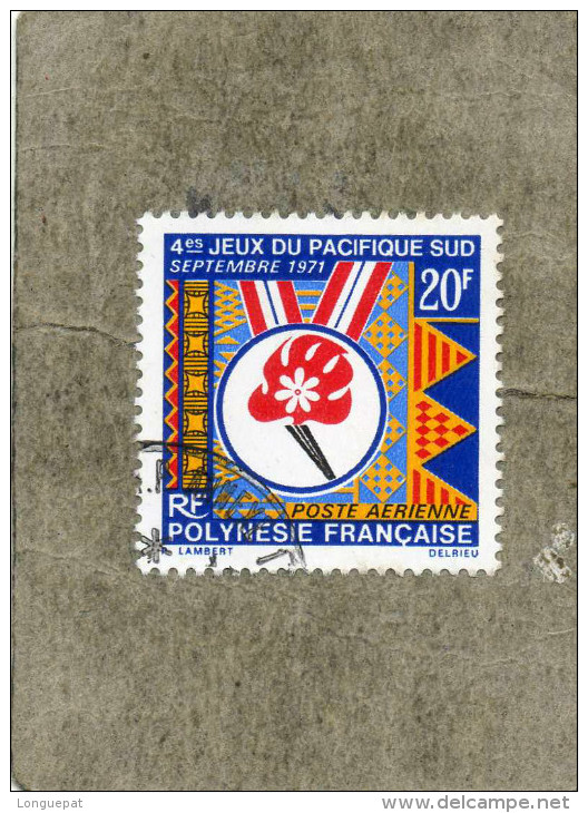 POLYNESIE Frse : 4ème Jeux Du Pacifique-Sud - Used Stamps