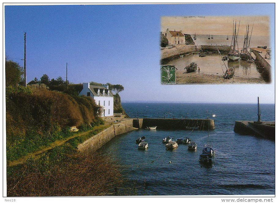 Ile De Groix Port Lay Moderne Et Repro Ancienne - Groix