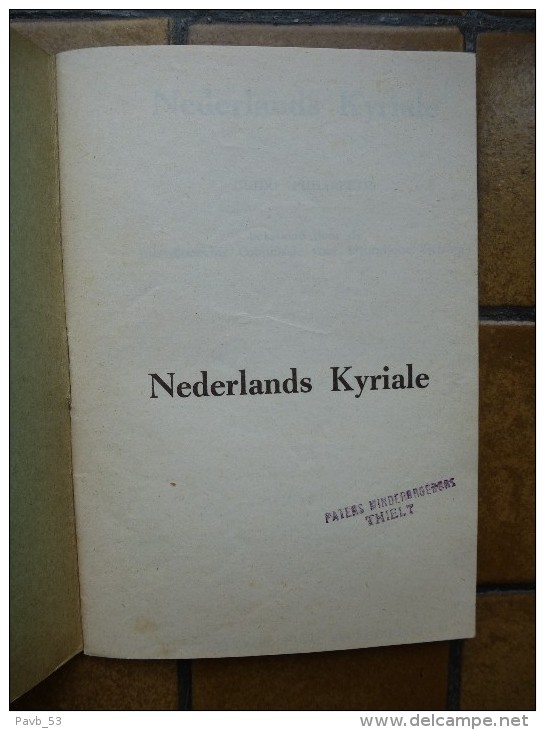 Nederlands Kyriale, Pater Minderbroeders Thielt - Antiguos
