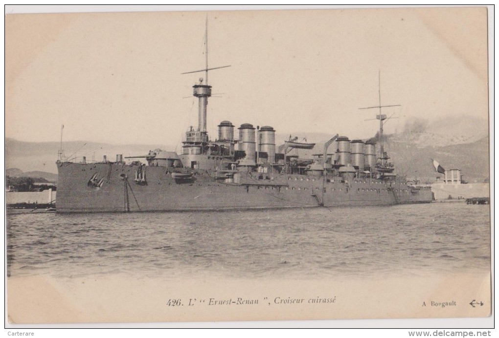Cpa, L´ernest-renan,croiseur Cuirassé - Krieg