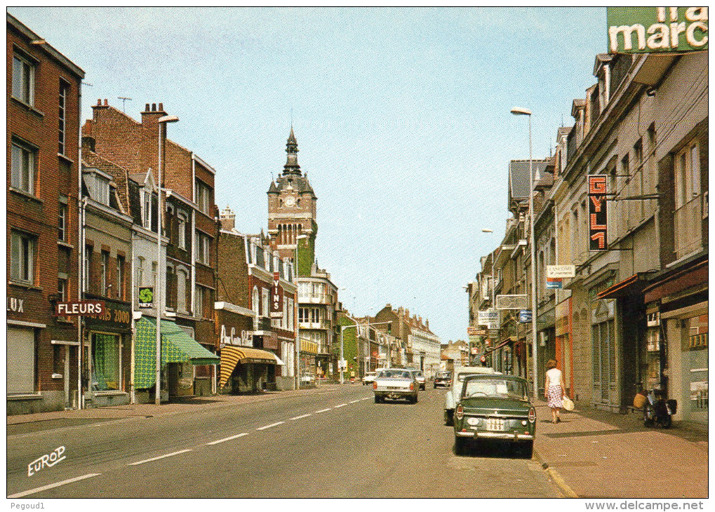 CARTE POSTALE MODERNE. NORD. LOOS-LES-LILLE. RUE DU MARECHAL FOCH. - Loos Les Lille