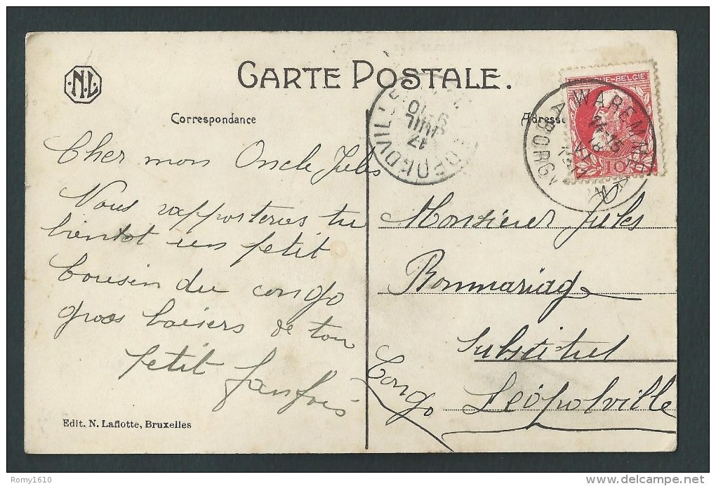 Celles. Villa Du Docteur Bonmariage.  Dame Avec Enfants Et Landau. Edition Laflotte. - Celles