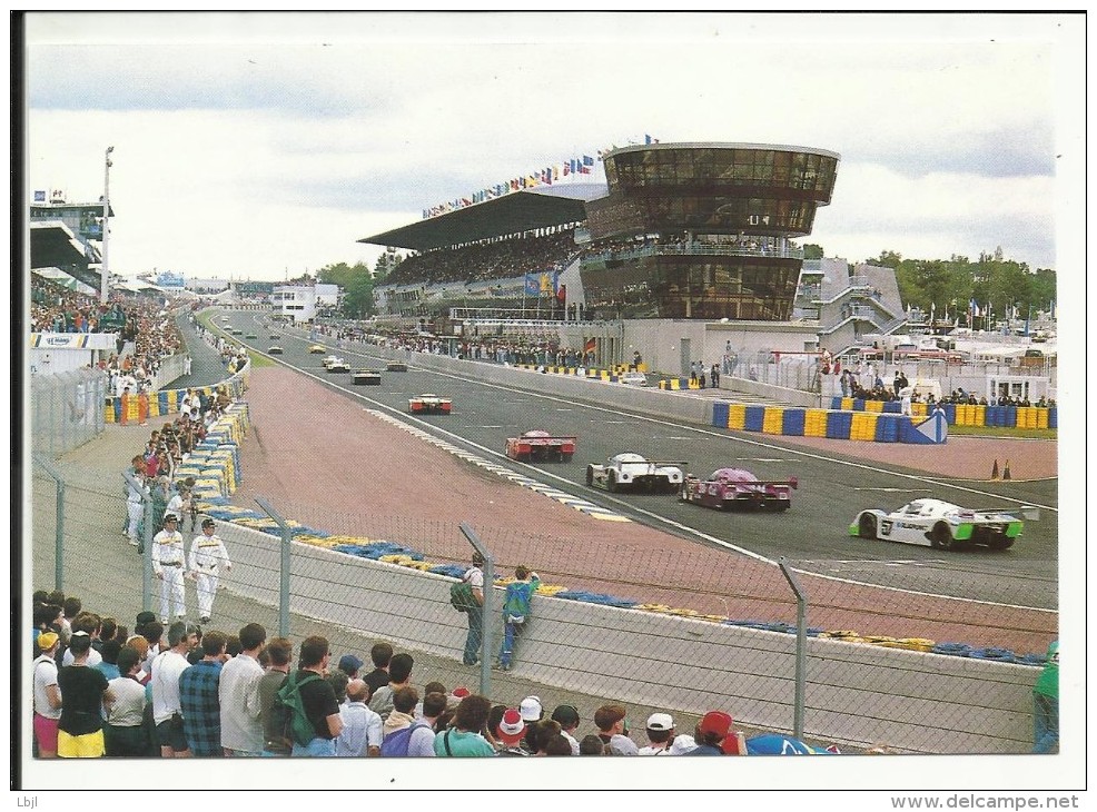 LES 24 HEURES DU MANS  , Vue Générale , CPM ANIMEE - Le Mans