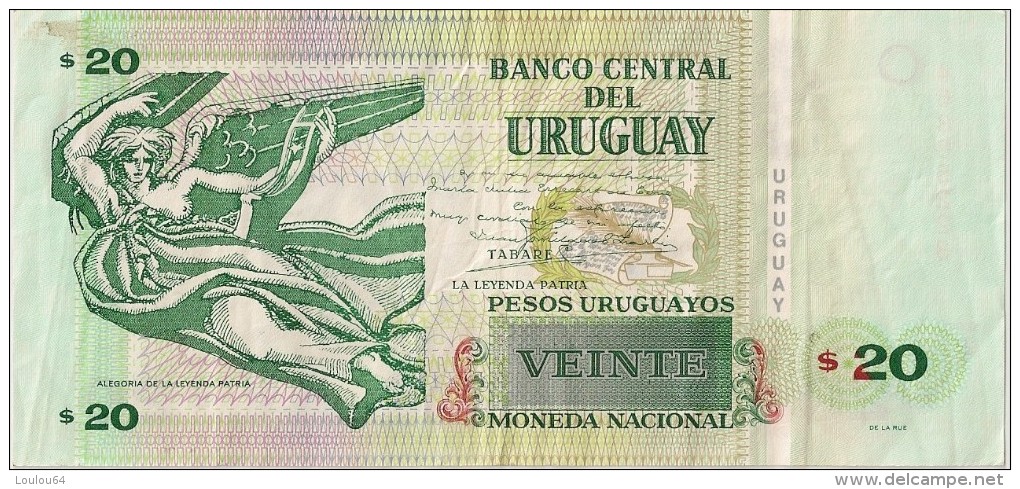 Uruguay - 20 Pesos 2011 - Série F - N° 46865223 - TTB - - Uruguay