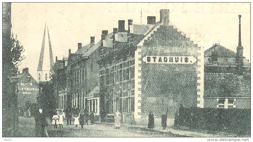 STADHUIS TIEGHEM Verzonden In 1901 VLAANDEREN = TIEGEM  Deelgemeente Van ANZEGEM  2411 - Anzegem