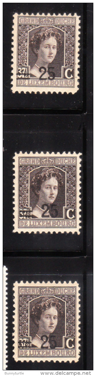Luxembourg 1916-24 Surcharged 25c On 37 1/2c Mint - 1914-24 Marie-Adélaïde
