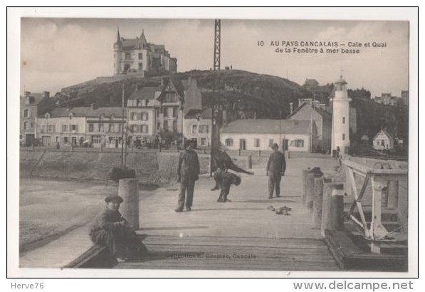 CANCALE - Cale Et Quai De La Fenêtre à Mer Basse - Cancale