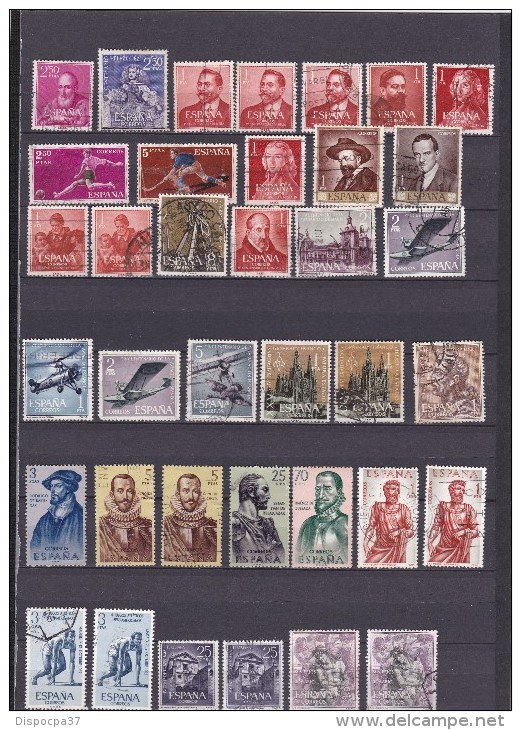 ESPAGNE 1960/1962  OBLITERES- REF MS 6 - Collections