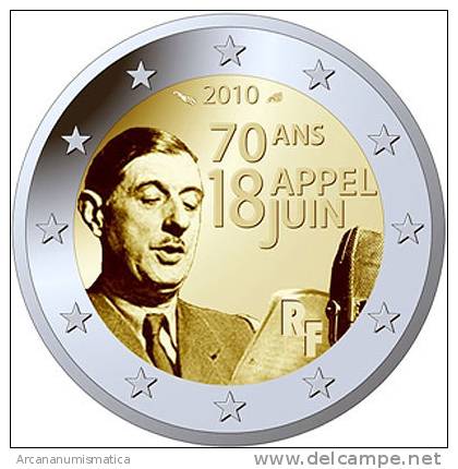 FRANCIA  2€  2.010  2010  SC/UNC  BIMETALICA      DL-8883 - Francia