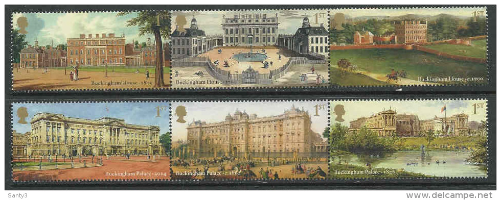 GB, Yv Blok  Jaar 2014, Buckingham Palace, Samenhangend,    Postfris, (MNH) Zie Scan - Unused Stamps