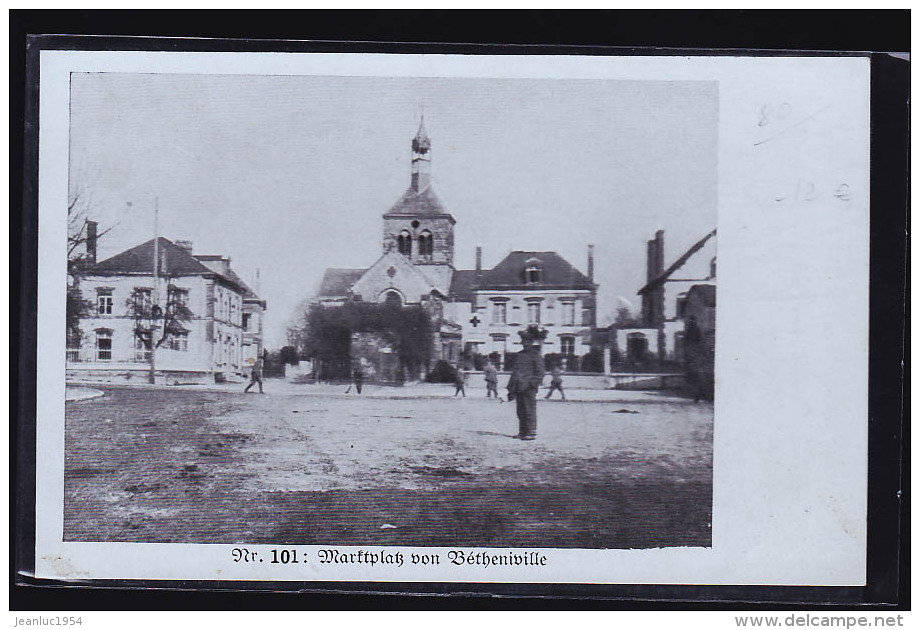 BETHENIVILLE  CP GUERRE 1914 - Bétheniville