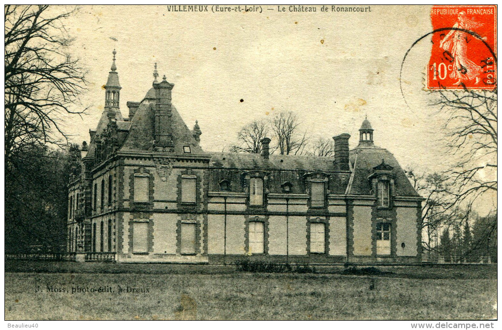 VILLEMEUX - LE CHATEAU DE RONANCOURT - Villemeux-sur-Eure