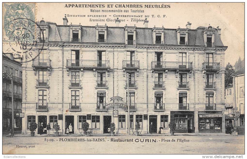 Plombières Les Bains    88     Restaurant Curin - Plombieres Les Bains