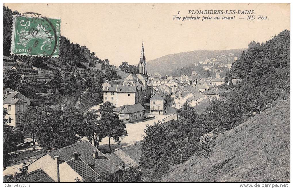 Plombières Les Bains    88     Vue Générale - Plombieres Les Bains