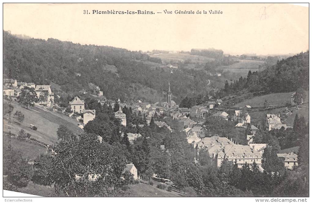 Plombières Les Bains    88     Vue Générale - Plombieres Les Bains