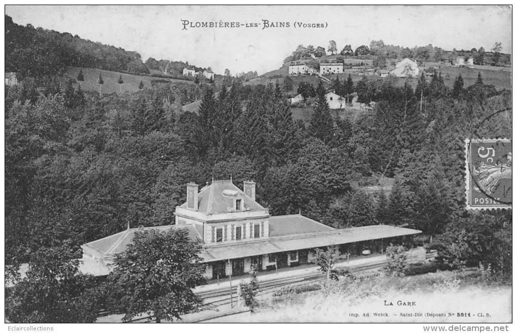 Plombières Les Bains    88      La Gare - Plombieres Les Bains