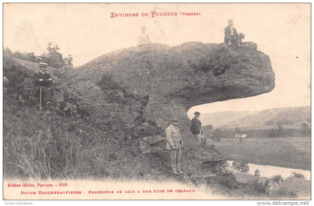 Pouxeux    88       Roche Bruchenaupierre  La Tête De Crapeau - Pouxeux Eloyes