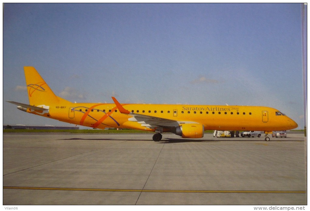 SARATOV AIRLINES  EMB 195   VQ BRY - 1946-....: Moderne