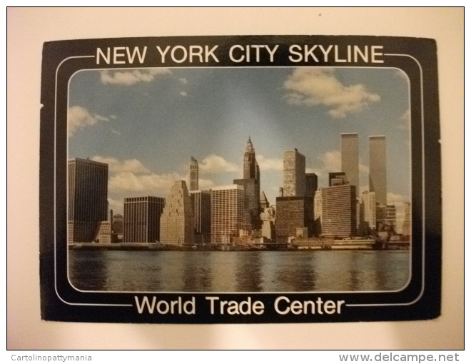 STORIA POSTALE FRANCOBOLLO USA Con Mulini New York City Skyline World Trade Center - World Trade Center