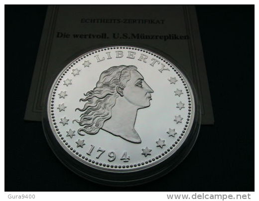 DOLLAR VAN 1794 Replica  Zilver Plated - Non Classés