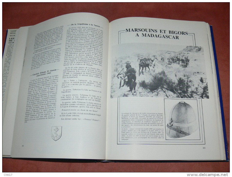 LES TROUPES DE MARINE  /  1622 - 1984 /  COLONIALES / MARSOUINS ET BIGORRES / AFRIQUE / INDOCHINE / MADAGASCAR / CHINE