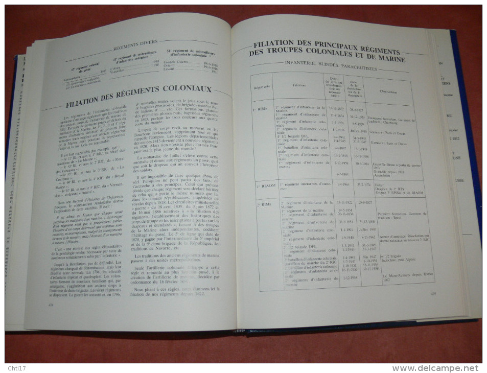 LES TROUPES DE MARINE  /  1622 - 1984 /  COLONIALES / MARSOUINS ET BIGORRES / AFRIQUE / INDOCHINE / MADAGASCAR / CHINE