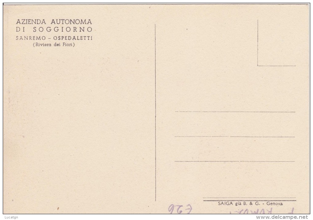 II Mostra E Raduno Filatelico -San Remo 1947 - Esposizioni